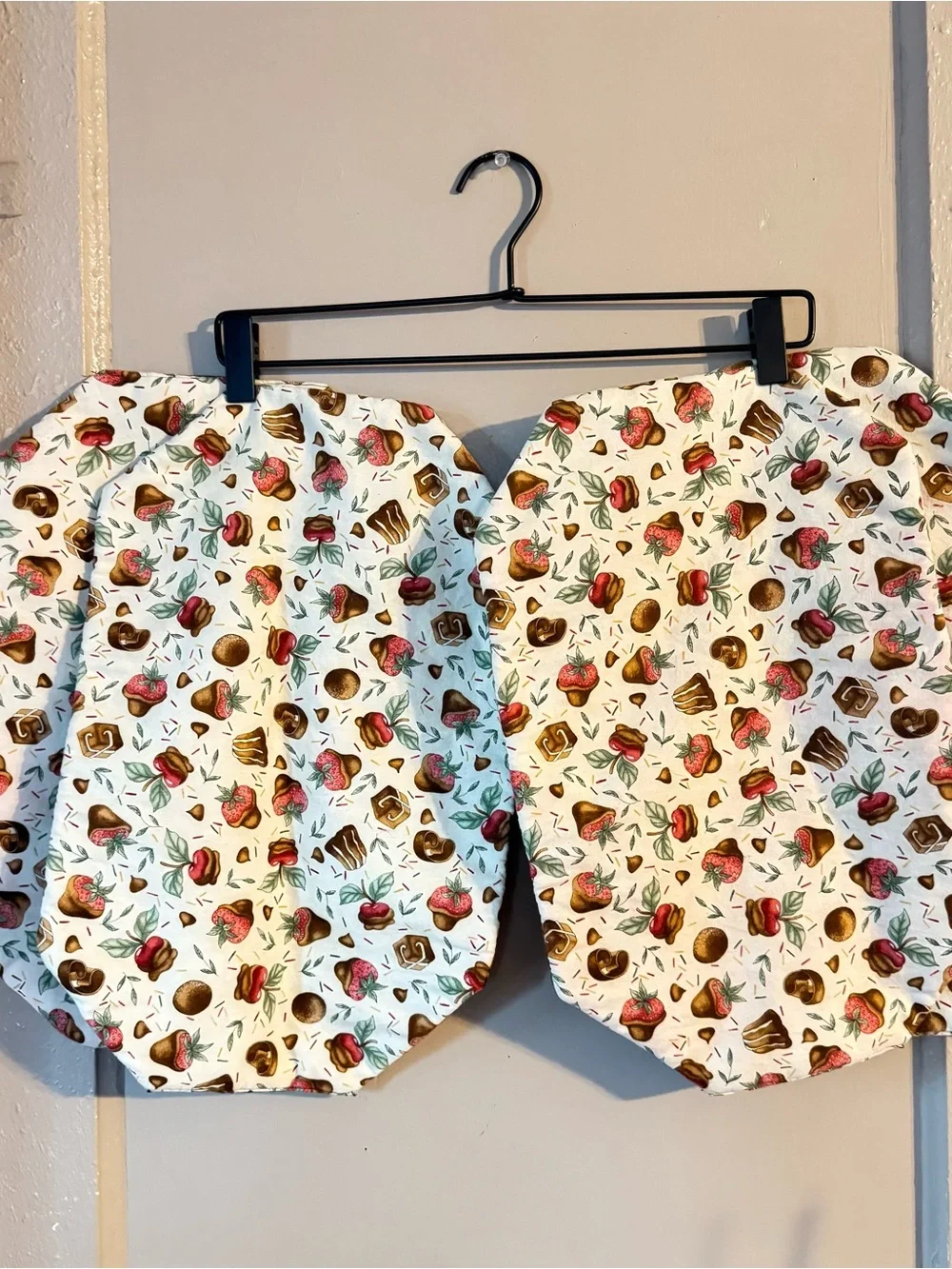 Set of 4 Table Placemats Handmade Dessert/Fall Print Kitchen Decor